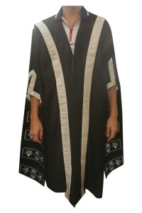 訂做香港伍倫貢學院畢業袍    設計提花织带畢業袍  DA363